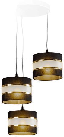 Helam Pendellampe Helen svart-gull