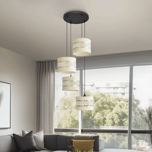 Euluna Pendellampe Helen ecru-gull