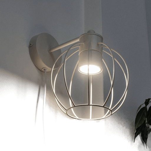 Helam STARLIGHT vegglampe kremhvit Ø 18 cm