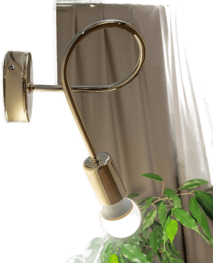 Helam Vegglampe Oxford, gullfarget