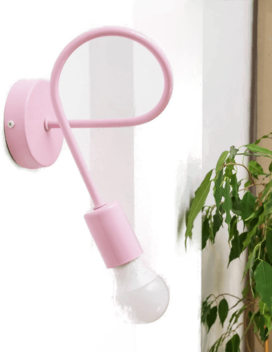 Helam Vegglampe Oxford, rosa, E27