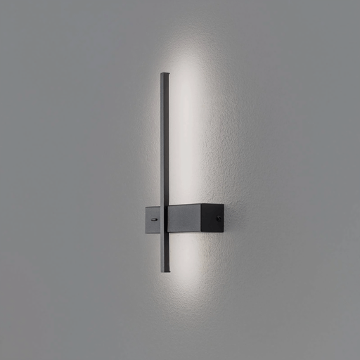Milagro Lighting LED-vegglampe Vision 30 cm svart
