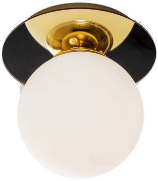 Ekolight Taklampe Plato, gullfarget, Ø 25 cm