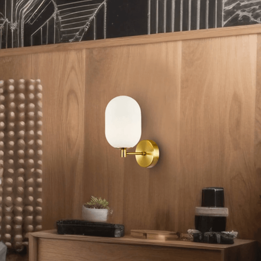 Ekolight Vegglampe Alias, gullfarget