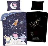 Mcu Gurli Gris Glow in Dark Sengetøj