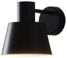 Sigma Vegglampe Dunka svart