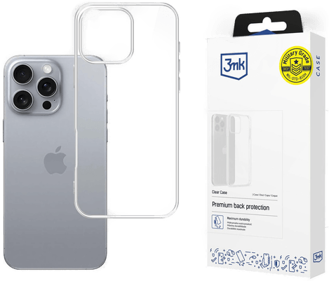 3Mk Clear Cover iPhone 16 Pro Max