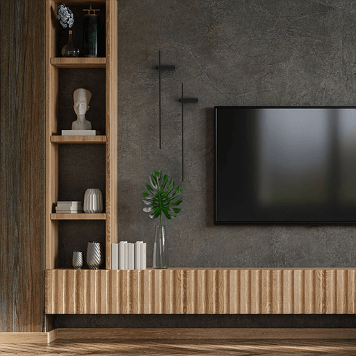 Euluna LED-vegglampe Motive L, svart