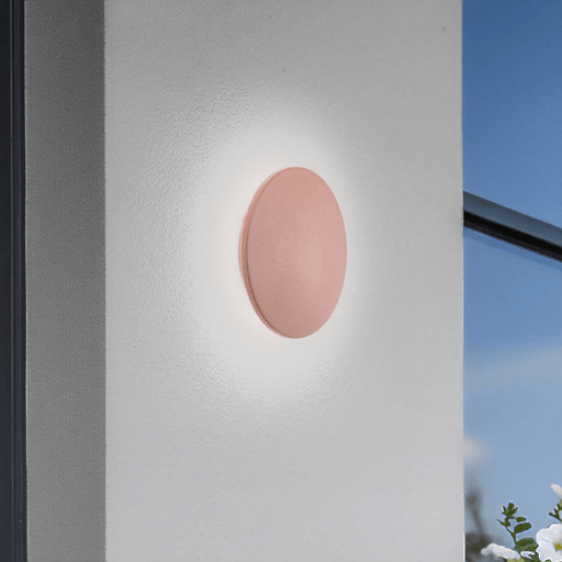 Euluna LED-vegglampe Aria M, teglrød