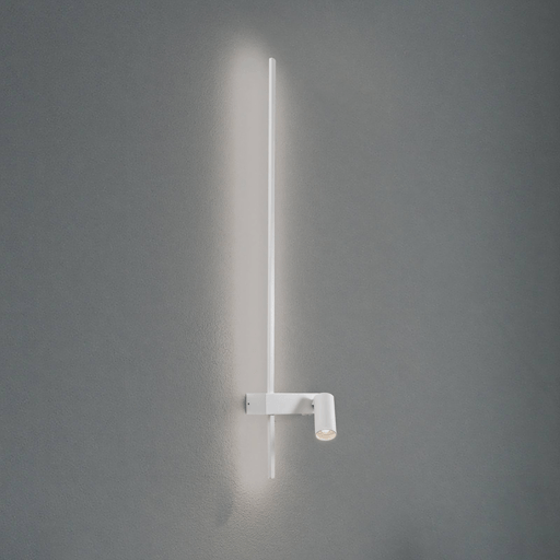 Euluna Vegglampe EASY LEFT, hvit