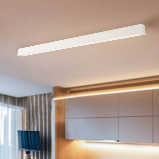 Euluna Taklampe Straight 122 cm hvit