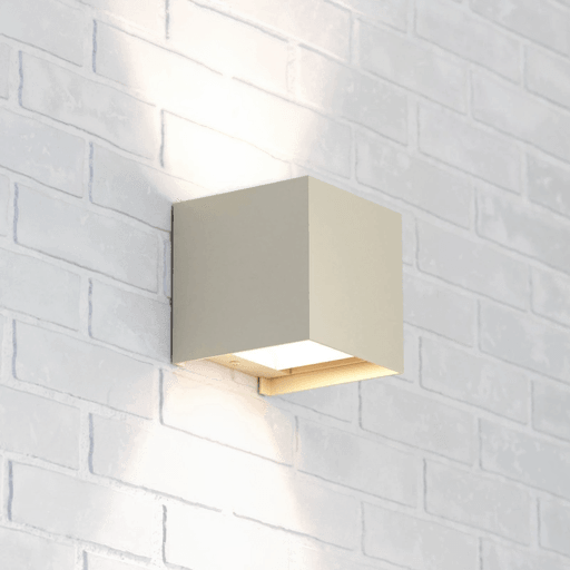 Mcj Zuza 2 vegglampe, krem, G9