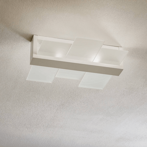 Sollux Lighting Taklampe Shifted 2, hvit