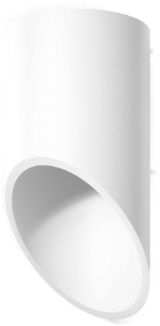 Sollux Lighting Vegglampe Saturn 20, hvit