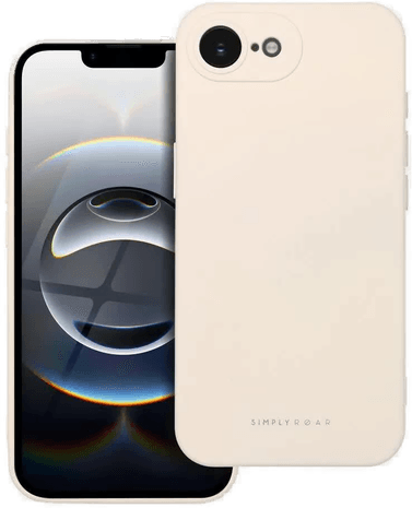 Roar Space-deksel iPhone 16e - Aqua White
