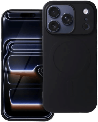 Oem Silikondeksel MagSafe iPhone 17 Pro - Svart