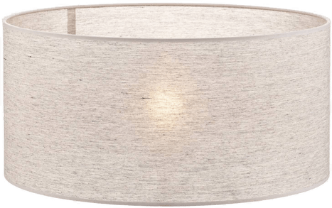 Duolla Lampeskjerm Roller, grå, Ø 50 cm