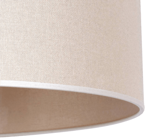 Duolla Lampeskjerm Roller, beige, Ø 13 cm