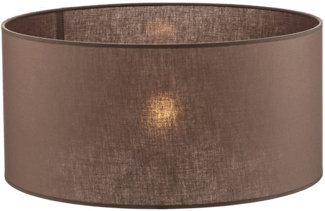 Duolla Lampeskjerm Roller, jordbrun, Ø 50 cm