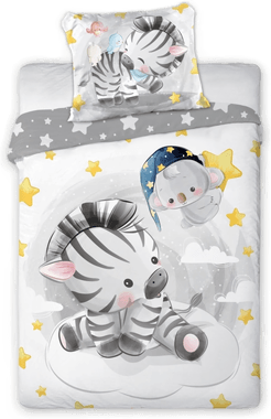 Mcu Baby Zebra Junior Sengetøj 100x135 cm
