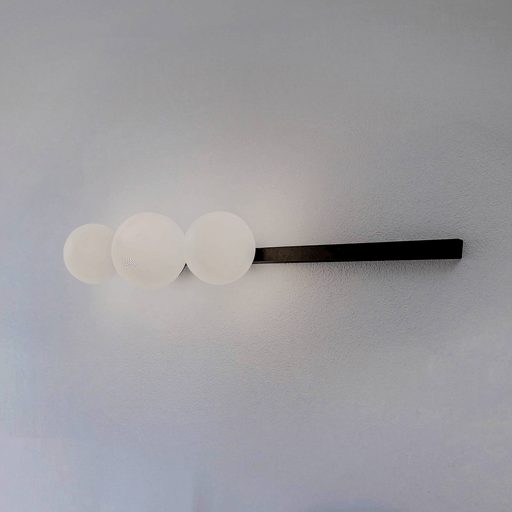 Aldex Vegglampe Garda 3, svart