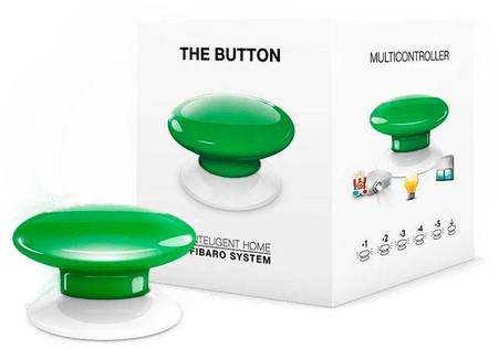 Fibaro The Button Z-Wave Bryter Grønn