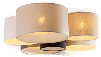 Euluna Lodge taklampe, 6 lyskilder