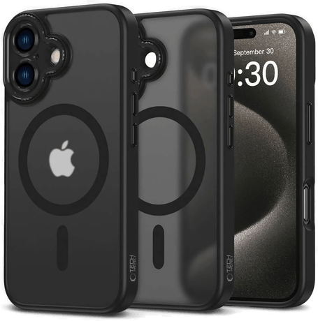 Techprotect MagCam iPhone 16 MagSafe Matte Black