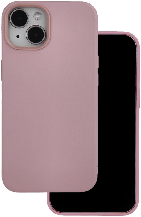 Mag Covers Leather Cover for iPhone 15 6,1" - Rosa