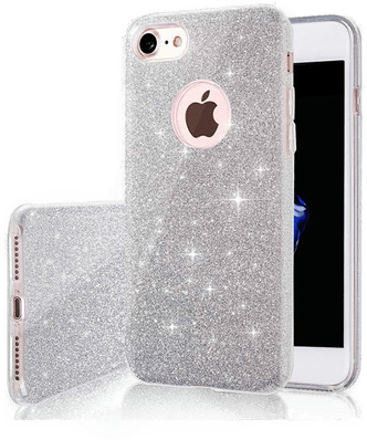 Tfo Glitter Deksel til iPhone 17 - Sølv