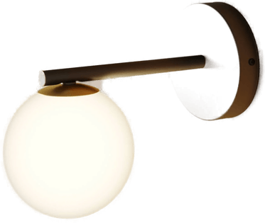 Sigma Gama vegglampe svart