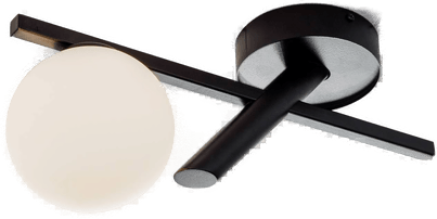 Sigma Taklampe Baleo, svart/opal