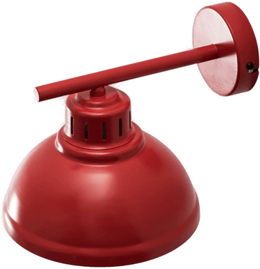 Luminex Vegglampe Sven, rød, E27