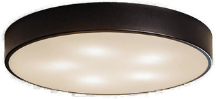 Temar Lighting Cleo taklampe, svart, Ø 60cm