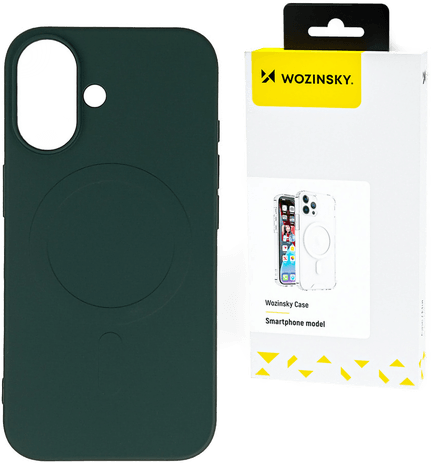 Wozinsky Liquid Silicone MagSafe Deksel Samsung Galaxy S25+ - Grønn