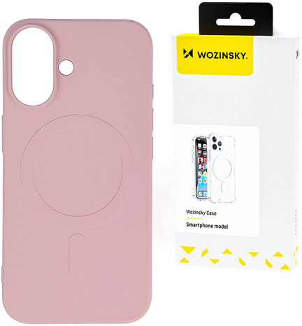 Wozinsky Silikon MagSafe-deksel Samsung Galaxy S25+ - Rosa