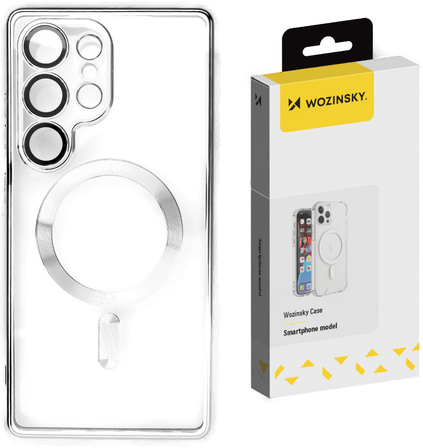 Wozinsky MagSafe-deksel for Samsung Galaxy S25+ - Sølv