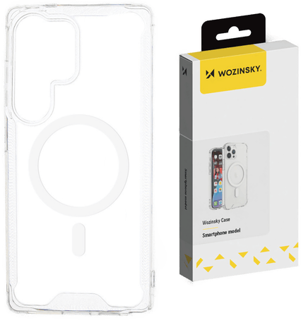 Wozinsky Clear Corner MagSafe Deksel for Samsung Galaxy S25