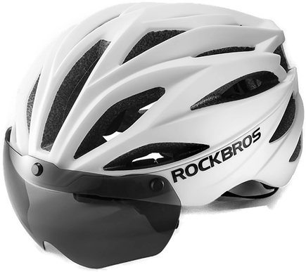 Rockbros Sykkelhjelm Matt Hvit