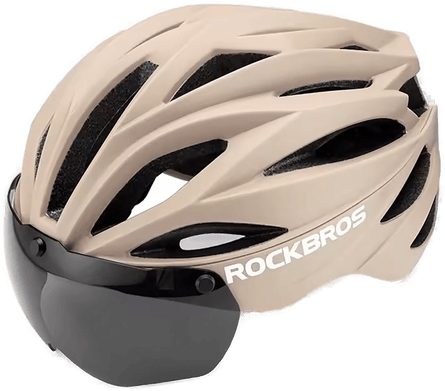 Rockbros sykkelhjelm med UV-visir