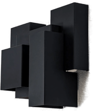 Luminex Vegglampe svart 5 x G9