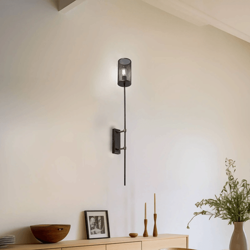 Luminex Vegglampe Wall, titanfarget