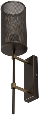 Luminex Vegglampe Wall, titanfarget