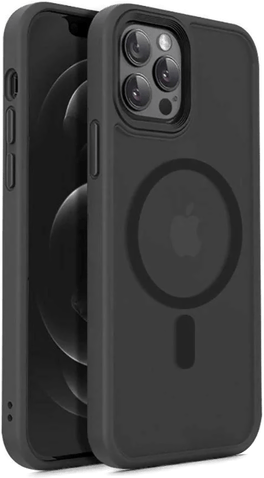 Techprotect Magmat Bakdeksel iPhone 12/12 Pro - Mat Svart