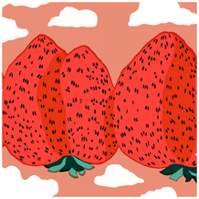 Marimekko Mansikkavuoret serviett 33 x 33 cm