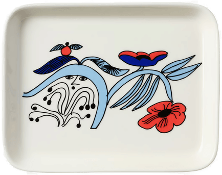 Arabia Puutarhurit tallerken 15x19 cm