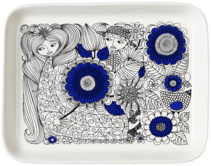 Arabia Pastoraali tallerken 15x19 cm