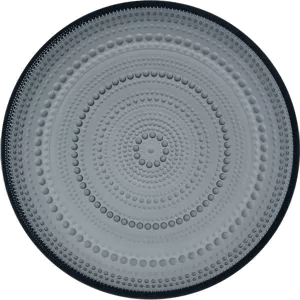 Iittala Kastehelmi tallerken Mørkegrå