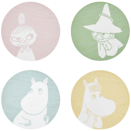 Muurla Moomin glassunderlag Ø10 cm