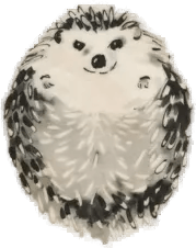 Muurla Teemu Järvi glassunderlag Piggsvin Ø10 cm